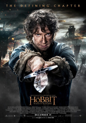 Der Hobbit (2014) Die Schlacht der fünf Heere Filmplakat Poster #401
