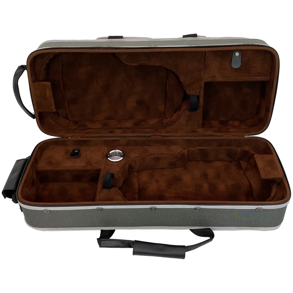 D'Luca Wooden Double 4/4 Violin Case - Image 2 of 4