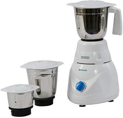 Mixer Grinder Usha Smash MG 2853 500 Watt 3 Jars White