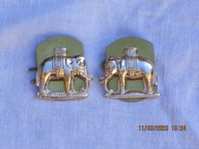 Duke of Wellingtons Regiment, DWR,Collar badges,Anodised Aluminium Staybright