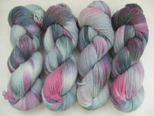 HAND DYED 100 WOOL yarn set, 2 skeins - 300gr 2 x 150 gr 