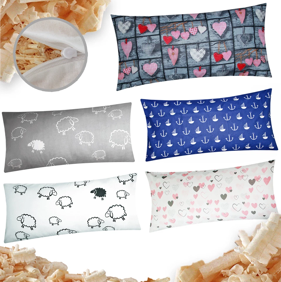 Zirbenkissen für einen guten Schlaf 40x80cm Zirbenspäne Zirbenflocken Alpen