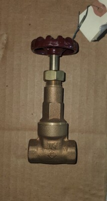 Crane 1/2'' Bronze Gate Valve 150S 300cwp Threaded 
