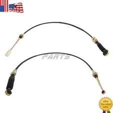 2pcs Transmission Shift Control Cable For 1996/1997/1998-2000 Toyota RAV4 2.0L