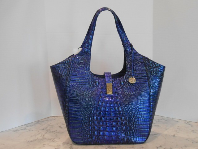brahmin carla leather tote