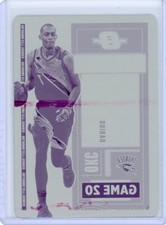 2020-21 Panini Contenders Optic Basketball Printing Plate #91 Darius Bazley #1/1