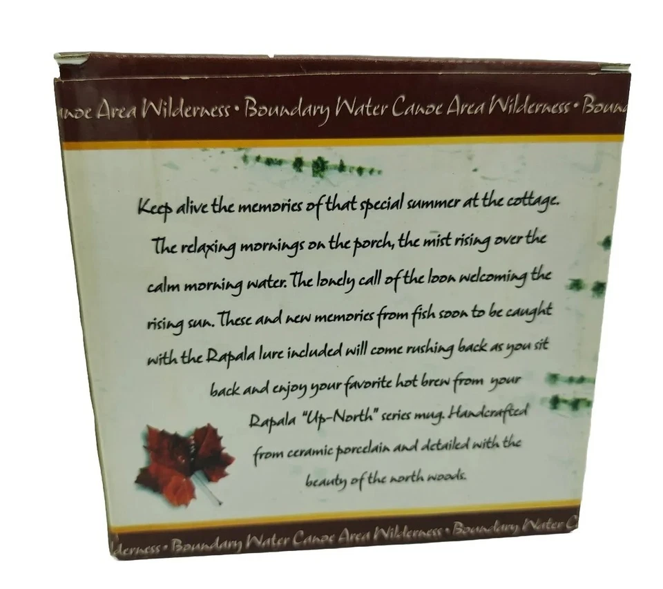 Caneca RAPALA série de colecionador almiscarada boca grande baixo com isca edição limitada - Imagem 2 de 4