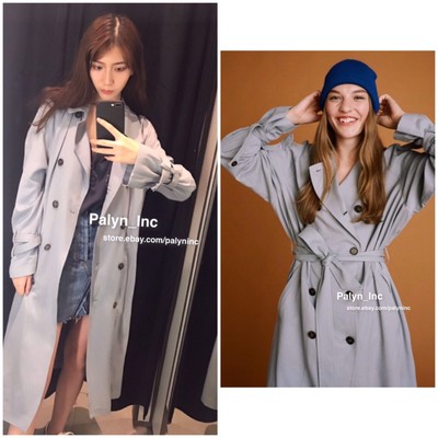 light blue coat zara