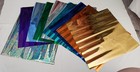 9 Foil  Transfer Sheets, 30 cm (12") Square, Assorted, Various Colours