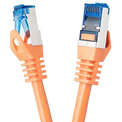 30m CAT7 Netzwerkkabel Patchkabel Ethernet Kabel DSL LAN Netzwerk Kabel orange