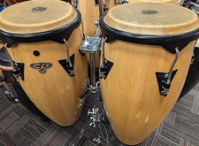 congas  Percussion Set Congas  10 "& 11", Siam Eiche,  ink. Doppelcongaständer