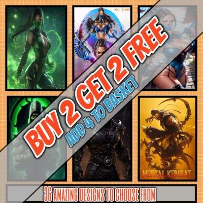 Mortal Kombat Videospiel Poster/Drucke Wandbilder Wohndeko