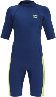 BILLABONG Youth 2/2 ABSOLUTE BZ S/S Spring Suit - NVY - Size 16 - NWT