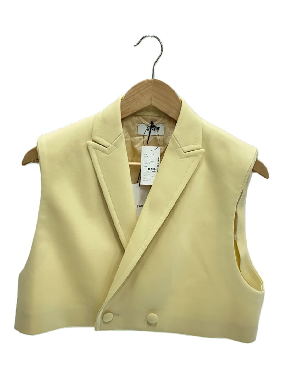 HYKE◆22AW/QUILTED CROPPED VEST/ナイロン/IVO/17362 HYKE Cropped Vest/Tagged/Vest/FREE/Polyester/IVO | eBay