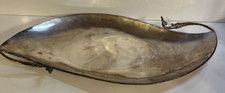 Vtg Antique Art Nouveau Silver Plate Serving Tray Platter Ceremonial Platter 16"
