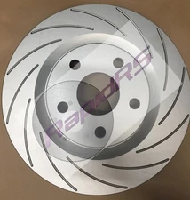 FORD BA XR6 XR8 BF XR6 SLOTTED DISC BRAKE ROTORS FULL SET + BRAKE PADS