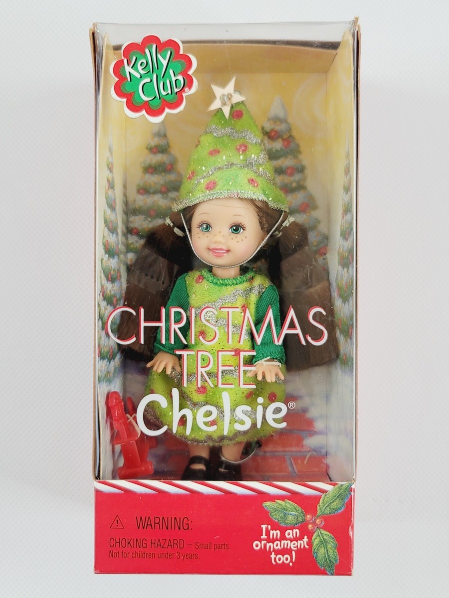Kelly Club Christmas Tree Chelsie Mini Doll Brand New Barbie I'm