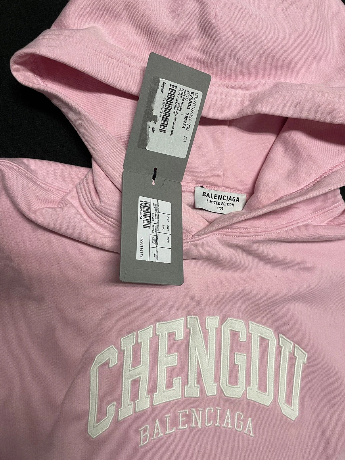 Felpa con cappuccio Balenciaga Cities edizione limitata Chengdu