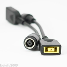 100pc 7.9x5.5mm Female To Square DC Tip Female Adapter Cable For Lenovo Thinkpad