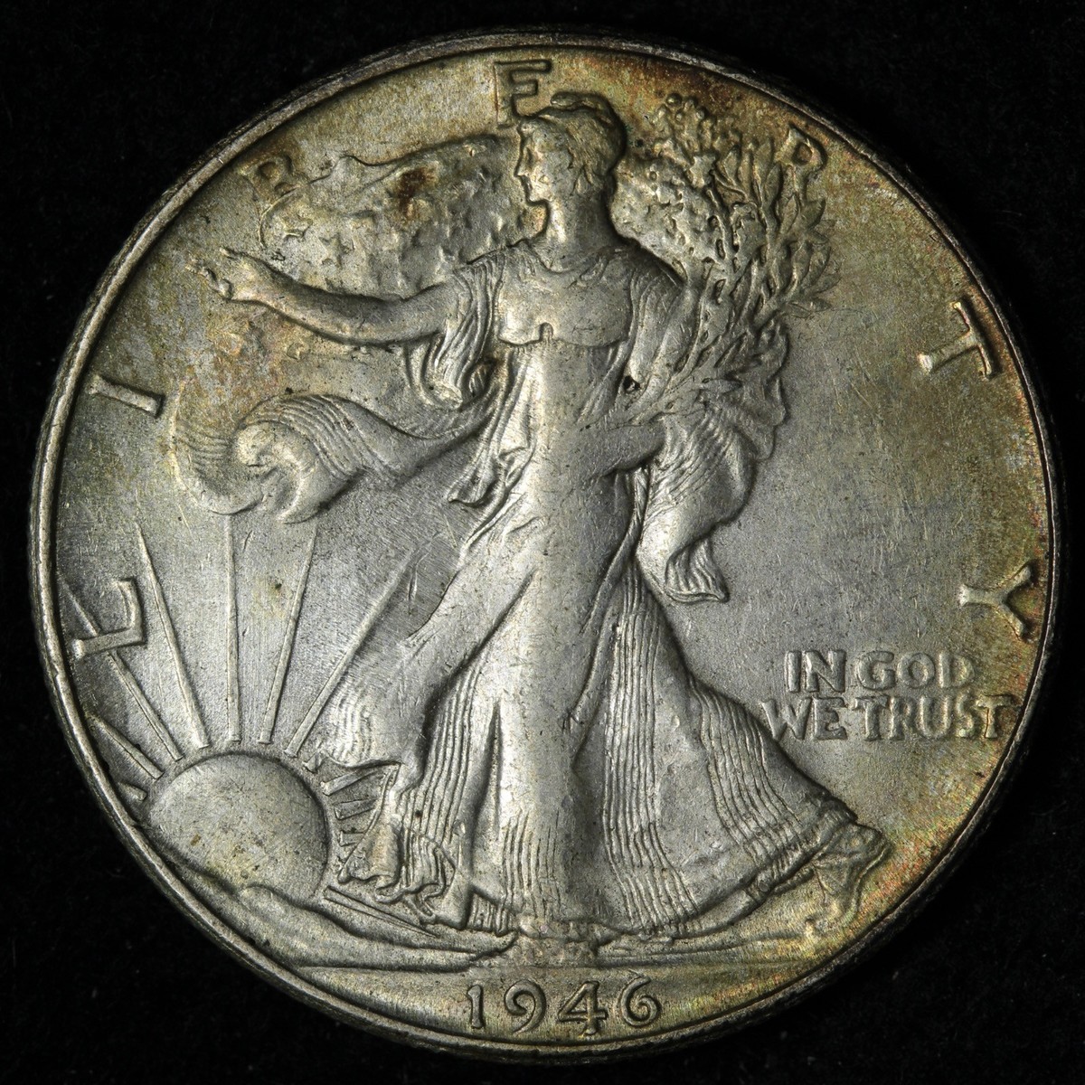 1946-S Walking Liberty Silver Half Dollar AU+ E373 WXNC | eBay