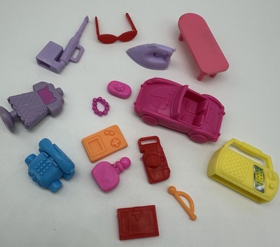 Barbie And Clone Accessories Radio Toothbrush Tablet Glasses Iron Camera