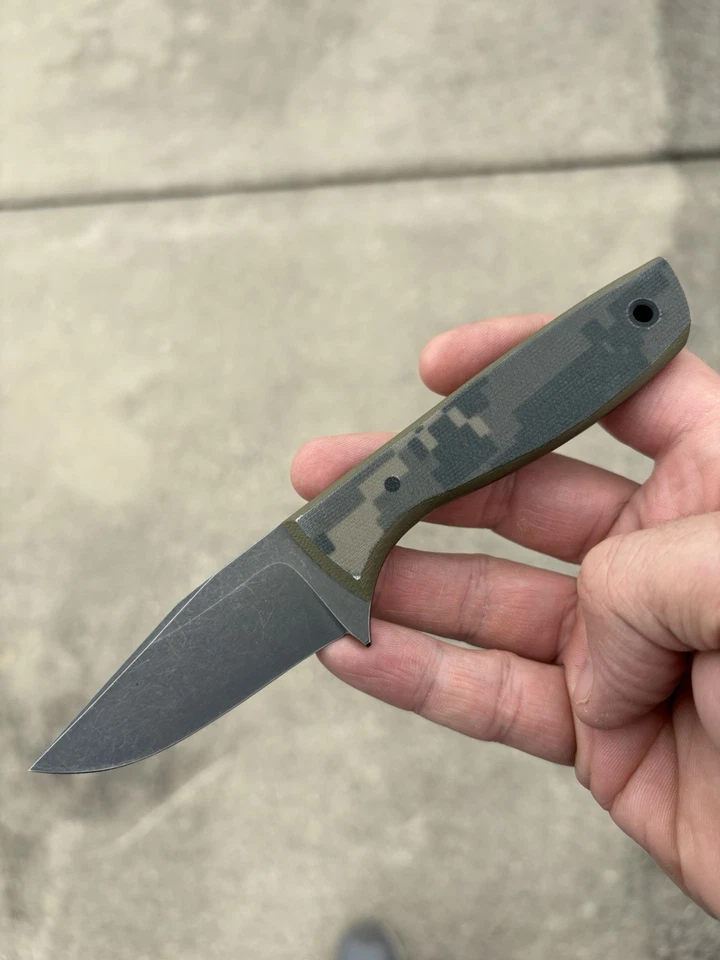 Cuchillos Aux Mfg RuntXL Camuflaje G10 AEB-L Acero Funda Kydex Foto 2 de 4