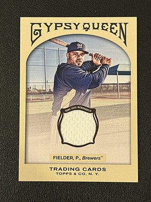 Prince Fielder 2011 Topps Gypsy Queen Relic QGR-PF Brewers
