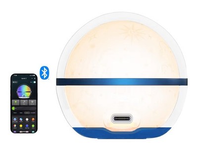 Olight Sphere C Ambient Light W/ App Control, 360° LTG, 75 Lum, RGB LEDs Extras!