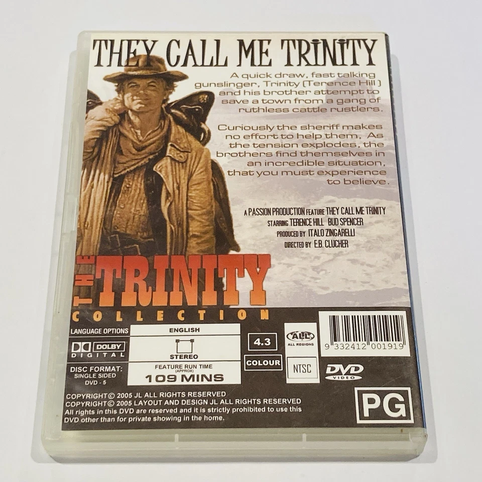 They Call Me Trinity (DVD, 1970) Terence Hill, Fast Free Post - image 2 of 2