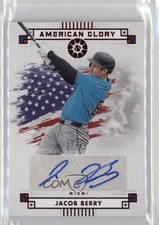 2024 Boys of Summer American Glory Signatures Red 27/49 Jacob Berry Auto s1i