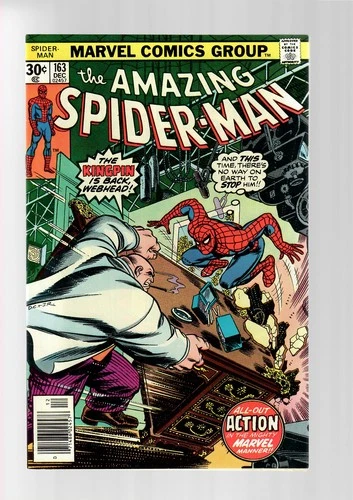 Amazing Spider-Man #163 NM- 9.2 Kingpin Marvel 1976