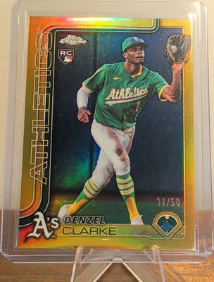 Denzel Clarke Rookie Gold Refractor  31/50