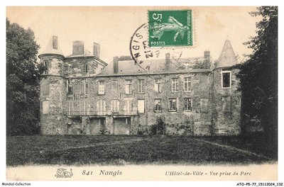 ATOP5-0373-77 - NANGY - Rathaus - Blick Vom Park