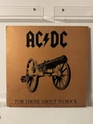 AC/DC for Those About to Rock ( OG  Gatefold , Embossed Cover Vinyl Record)