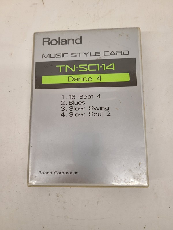 Roland Music Style Card TN-SC1-14 Dance 4