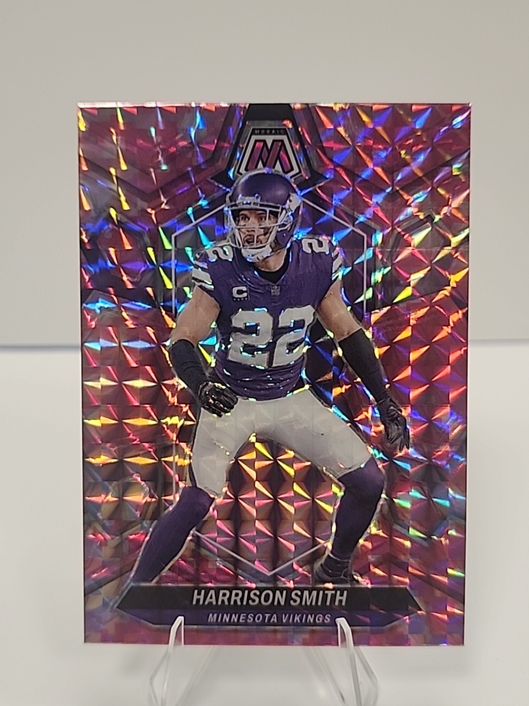 2024 Panini Mosaic - Harrison Smith #147 Camo Pink Mosaic Prizm