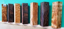 FIGURED FLAME MAPLE WOOD 1511 LATHE TURNING BLANKS  6 x 1.5 x 1.5
