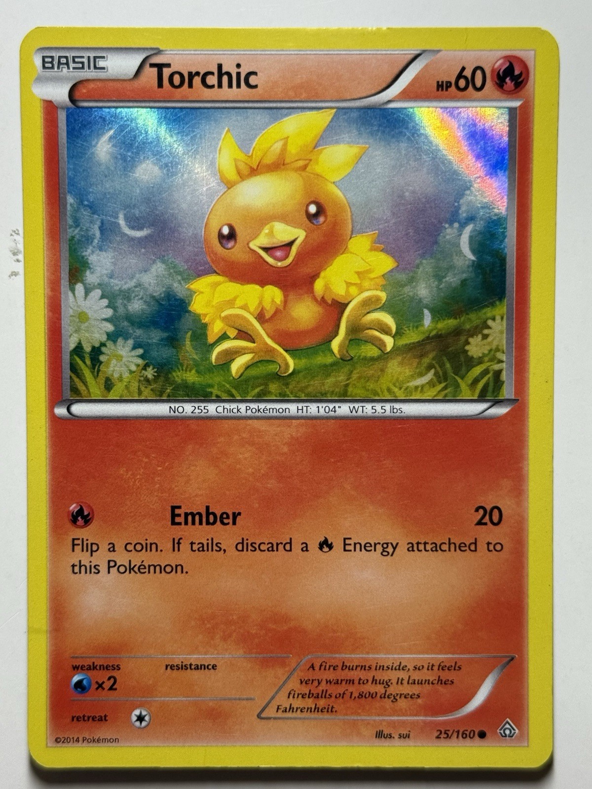 Torchic - (Sheen Holo) 025/160 Miscellaneous Cards & Products Holo LP