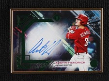 2021 Bowman Transcendent Collection Emerald /5 Austin Hendrick Auto 19hu