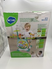Electric 3-Piece Kids Drum Set Musical Toy Gift w/Microphone Stool - New