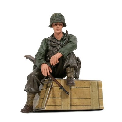 1/16 Figur U.S. Private 1th Class Sitzend