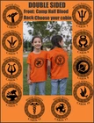 Percy Jackson -Camp Half Blood T Shirt -Double Sided - Choose your Cabin on Back