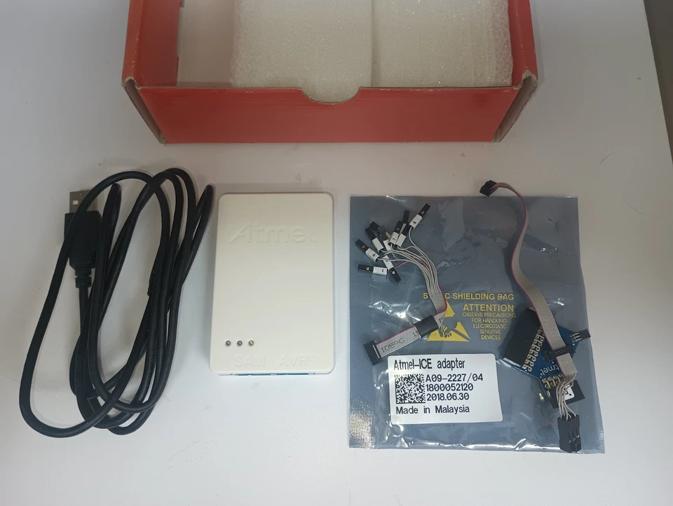 Kit básico Atmel-ICE para microcontroladores Atmel SAM y AVR - ¡Juego completo! Foto 3 de 4