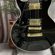Only Sold To USA LP Left-Hand Black Electric Guitar HH Pickups Mahogany Body