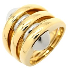 BVLGARI Vintage Ring K18 YG WG US 5-1/4 P0047472