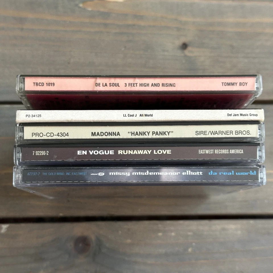 CD Lot Of 5 Dance/Rap/Pop 90s - De La Soul/LL Cool J/Madonna/Missy Elliott - Image 2 of 4