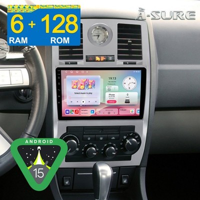 6+128GB Android15 Autoradio GPS Carplay BT WIFI Für Chrysler 300 300 C 2005-2010