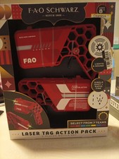 FAO Schwarz Laser Tag Action Pack 2-Player Battle Toy Set Lights And Sounds New