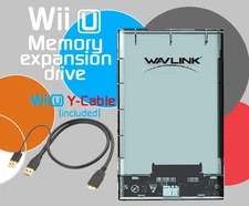 1TB External USB 3.0 Portable Hard Drive for Nintendo Wii U Game Drive