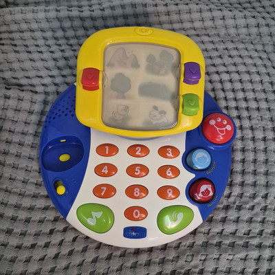 Chicco Kinder-Tablet Lernspielzeug für Sprachen Deutsch/Englisch